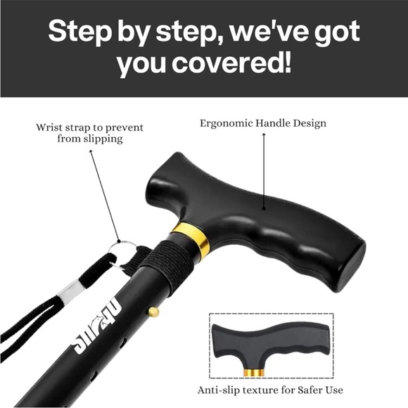 Adjustable/foldable cane - Picture 7 of 7